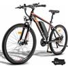 Fafrees 26 Hailong-One Bici Elettrica, Bicicletta Elettrica Da 26'' Per Adulti, Batteria da 36 V/13 Ah, Mountain Bike Elettrica da Uomo Da 250 W, Power Assist 80KM (Nero/Giallo)