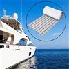 Keenso Foglio Autoadesivo per Pavimentazione Barca Eva 94,5 X 17,7 X 0,2 Pollici Tappeto per Barca in Finto Teak Antiscivolo Superficie Impermeabile per Piattaforme da Bagno Jon Boats Yachts (Grigio