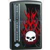 Zippo Accendino Zippo Harley Davidson Skull Grey Dusk (28618)