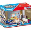 PLAYMOBIL City Life 70989 Soggiorno, con Effetto Luce, Giocattoli per Bambini dai 4 Anni