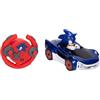 Sonic The Hedgehog Speed Star Lightning Drifting - Auto Radiocomandata Ufficiale Jakks Pacific con Ruote Luminescenti, Telecomando Rosso Batteria Inclusa e Gioco Interattivo per Bambini