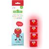 GLO Pals x Sesame Street Water-Activated Light-Up Cubes for Sensory Play (Elmo - Cubes Only)