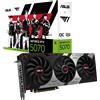 ASUS T1 GeForce RTX 5070 OC Edition (12 GB, GDDR7), Scheda grafica, Nero, Bianco, Rosso
