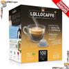 Lollo Caffe 1200 Cialde Capsule Caffè Lollo Miscela Nera Nero compatibili Bialetti gratis