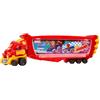 Hot Wheels RacerVerse - Trasportatore Hulkbuster, veicolo per trasportare fino a 10 macchinine, con cabina di guida rimovibile, casco apribile e personaggio, giocattolo per bambini, 4+ anni, HRY02