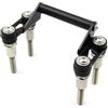 HTGMTGPACC Staffa Navigazione GPS Moto Per B&MW Per F900R F900XR F 900 RF 900 XR F900 R F900 XR 12mm Manubrio Staffa Di Navigazione Per Telefono Cellulare USB Ricarica Del Telefono(Bracket)