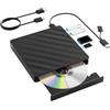 Wbacon Lettore Blu Ray esterno, 5 in 1, lettore Blu Ray portatile con USB 3.0 di tipo C, masterizzatore CD DVD 3D Blu Ray con porta SD/TF, lettore Blu Ray compatibile con Windows Laptop Desktop (5 in