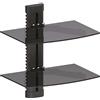 InLine 23151b Supporto da Parete per Dvd, BLURAY, Ricevitore satellitare Nero