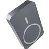 EMOS - Powerbank 10.000 mAh WI 1046 con magnete - Batteria esterna magnetica con passthrough e ricarica wireless - Uscita USB-C con cavo dati USB incluso - per iPhone, iPad, smartphone, tablet -