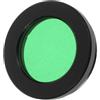 FELTECHELECTR Filtro in Lega di Alluminio e Vetro Verde per Telescopio da 1,25 Pollici per Migliorare L'esperienza Visiva All'aperto per Osservazione Planetaria e Lunare