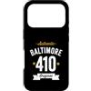Vintage Area Code Pride Tees Custodia per iPhone 17 Pro 410 Baltimora Codice Area USA Città Distressed Authentic (Dark)