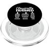 Manual Car Enthusiast Three Pedal Transm Trasmissione manuale del gas del freno della frizione classicamente addestrata PopSockets PopGrip per MagSafe