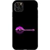 Music Musician Band Lover Peace Vibes Hi Custodia per iPhone 11 Pro Max Banjo Lago Ombra Amore Riflessione Silhouette Folk Bluegrass