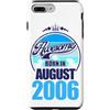 FernwehFarben Studio Geburtstage Custodia per iPhone 7 Plus/8 Plus Grande da agosto 2006 20° compleanno frase 20 anni
