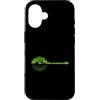 Music Musician Band Lover Peace Vibes Hi Custodia per iPhone 16 Banjo Lago Ombra Amore Riflessione Silhouette Bluegrass Folk