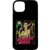 Halloween Vintage Retro Pop Art Funny Pi Custodia per iPhone 15 Plus Mostro Sass Buio Umorismo Goth Glam Donne Undead Alt