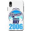 FernwehFarben Studio Geburtstage Custodia per iPhone XR Grande da luglio 2006 20° compleanno frase 20 anni