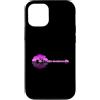 Music Musician Band Lover Peace Vibes Hi Custodia per iPhone 12/12 Pro Banjo Lago Ombra Amore Riflessione Silhouette Folk Bluegrass