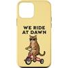 Dawn Rider Feline Custodia per iPhone 12 mini We Ride At Dawn Cat in occhiali da sole Triciclo Rider