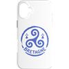 Brittany Celtic Culture Custodia per iPhone 16 Plus Bretagne Triskelion Bretone simbolo celtico Francia