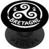Brittany Celtic Culture Simbolo celtico Triskelloù Triskel Bretagne PopSockets PopGrip Adesivo