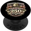Freedom Stands Veteran 250 Years 1776 20 Freedom Stands servito 250 anni USA Veteran Eagle 250th USA PopSockets PopGrip Adesivo
