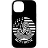 Brittany Celtic Culture Custodia per iPhone 14 Simboli della Bretagna, Francia Breton Pride Triskel