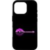 Music Musician Band Lover Peace Vibes Hi Custodia per iPhone 16 Pro Banjo Lago Ombra Amore Riflessione Silhouette Folk Bluegrass