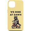 Dawn Rider Raccoon Apparel Custodia per iPhone 13 Raccoon Equitazione Triciclo Noi Cavalchiamo All'alba
