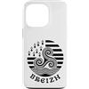 Brittany Celtic Culture Custodia per iPhone 13 Pro Breizh Bretagna Triskel Breton Heritage Design