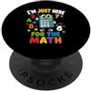Funny Math Lover Gift Bambini Calcolatrice Costume Halloween Numeri Amante Matematica Day Fun PopSockets PopGrip Adesivo