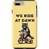 Dawn Rider Raccoon Apparel Custodia per iPhone 7 Plus/8 Plus Raccoon Equitazione Triciclo Noi Cavalchiamo All'alba