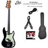 EKO PB300 BLACK Basso Elettrico tipo PRECISION Bass con Borsa + Tracolla + Corde