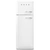 SMEG FRIGORIFERO DOPPIA PORTA SMEG FAB30LWH6, Capacità netta totale 294 l, Rumorosità: 34 dB(A), 3 ripiani, Dimensioni: L 60 cm A 172 P 76,8 cm, Bianco, Classe C