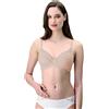 Lepel 1 Pezzo Reggiseno Donna 460 Allure Senza Ferretto con Pizzo - Coppa B - C - D, Nudo 4C