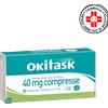 Dompé Okitask 40mg Ketoprofene Sale di Lisina Antinfiammatorio Senz'Acqua, 20 Compresse Rivestite con Film