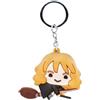 Harry Potter Figura in Vinile Portachiavi, 4.5 x 6 cm, Marrone Hermione