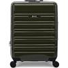 Eminent Voyager Trolley Bagaglio a Mano 55x40x20, Espandibile, Rigido, 4 Ruote, Leggero, Lucchetto TSA, 2,7 kg, 39L, Valigia Cabina Viaggio Aereo Verde