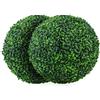 Sunnyglade 2 palline artificiali da 39,9 cm, 4 strati, in finto bosso decorativo, per cortile, balcone, giardino, matrimoni e decorazioni per la casa (40 cm)