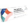 V.I.M. Srl TEST ANTIGENICO RAPIDO PHARMAMENTIS STREP A AUTODIAGNOSTICO RILEVAZIONE QUALITATIVA ANTIGENE STREPTOCOCCO A IN TAMPONI FARINGEI 1 PEZZO
