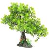 iplusmile Albero Finto in Resina Pianta Decorativa per Acquario Decorazione da per Acquario Albero Finto Compatto Decorazione Realistica