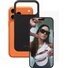 Bundle | custodia nera per telefono & Protezione display | iPhone 17 Pro Max