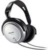 Philips Cuffie TV con cavo SHP2500/00, Cavo, 15 - 22000 Hz, Musica, Cuffie, Nero, Argento