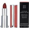Givenchy, Le Rouge Sheer Velvet, rossetto vellutato, opaco, crema, tonalità 17, Rouge Erable, ricaricabile, 3,4 g