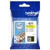 Brother - Cartuccia d'inchiostro LC-421Y giallo | 5 pezzi