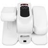 StarTech Mini cyclette da casa, fitness bike da posizionare sotto la scrivania - 12 livelli di resistenza, telecomando - display LCD, modalità automatica/manuale - timer da 30 minuti, ideale per la riabilitazione di gambe/braccia - colore bianco