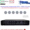 GBC AMPLIFICATORE PROFESSIONALE 100V 180W 6 ZONE MP3 BT CON 6 CASSE