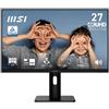 Msi Microstar MSI PRO MP273UP E6 Monitor - 27″ 4K Pivot Speaker