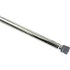 Gardinia Bastone per Tende, Metallo, Allungabile, Montaggio Senza Trapano né Viti, Diametro 23/26 mm, Lunghezza 80-130 cm, Simil-Nichel, 3354