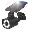 Proxinova Telecamera Finta da Esterno con Sensore Movimento PIR per Sicurezza Casa, Faro LED Esterno con Pannello Solare, 1050 Lumen, Faretto LED a Energia Solare, Waterproof, Pratica da Fissare